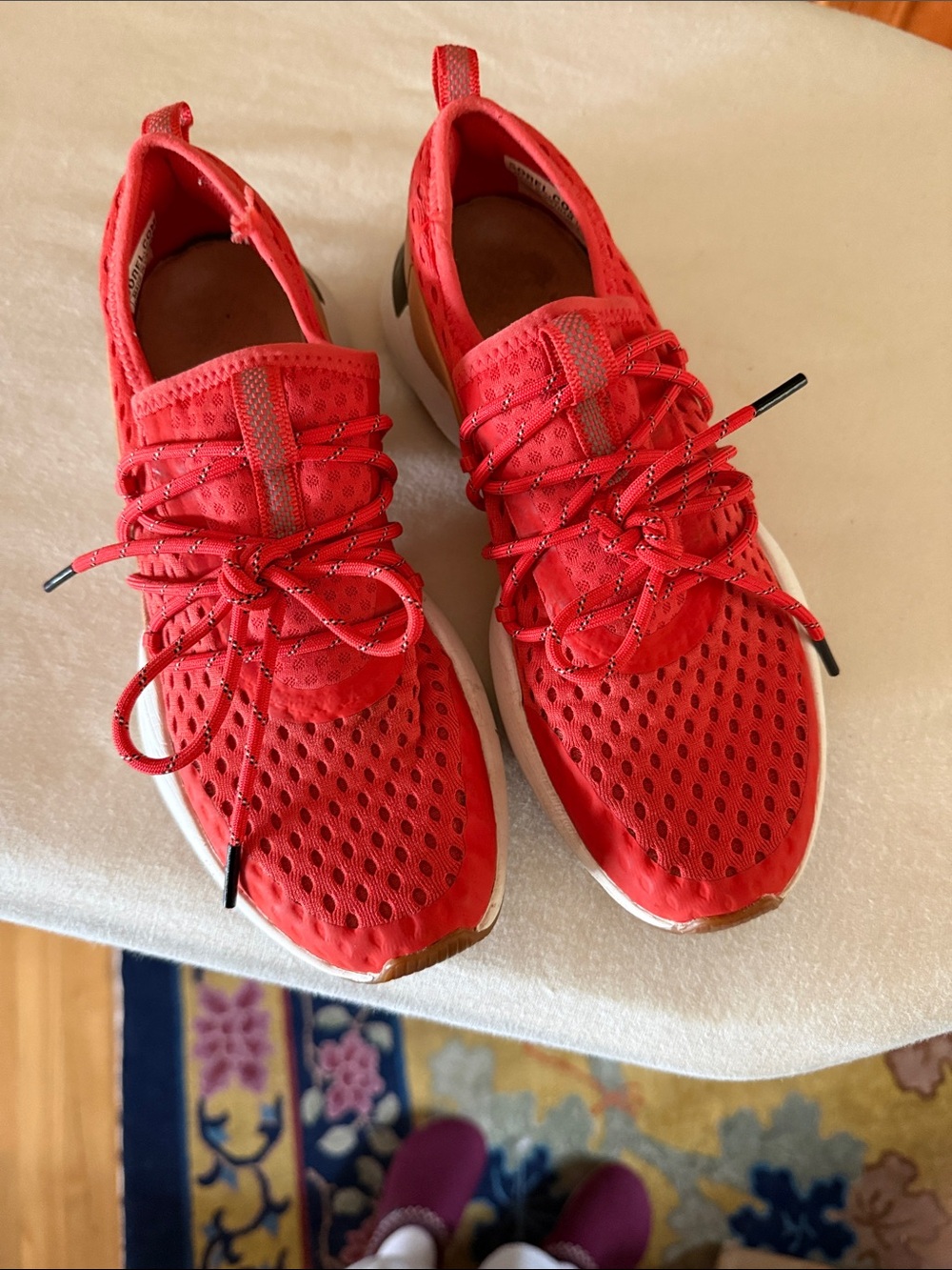 Sorel Women's Red Breathable Athletic Sneakers